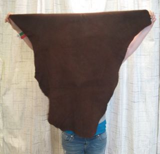 Chocolate Deerskin Leather Hide 4 Native Sass SCA Crafts Doll Clothes