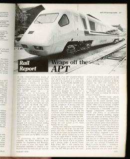 Railway World UK Edition 1978 August September October