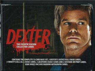Dexter Series 4 Factory SEALED Box Breygent Costume and Prop Cards New