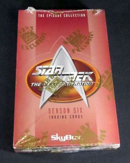 1997 Skybox Star Trek TNG Season 6 Hobby Trading Card Box 24 Packs