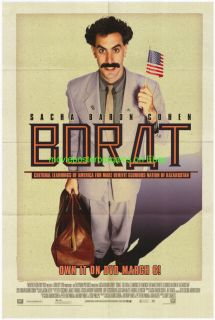 policies borat movie poster dvd one sheet sacha baron cohen
