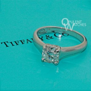  Platinum Lucida Diamond Engagement Ring VVS1 G 94ct Solitaire