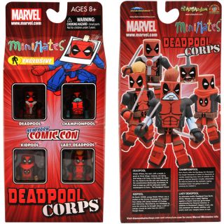Diamond Select NYCC Exclusive Marvel Minimates Deadpool Corps Box Set