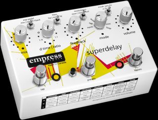 NEW EMPRESS EFFECTS SUPERDELAY DELAY PEDAL 0$ US S&H w/ FREE CABLE
