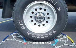 Truck or SUV Tire Chains Fits 285 75R16LT 33x13 50 16 275 70R18LT P275