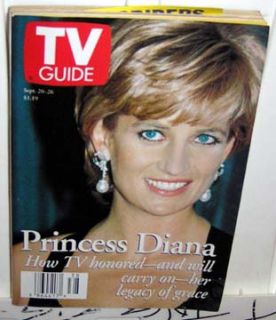 TV Guide Magazine Sept 20 26 1997 Princess Diana