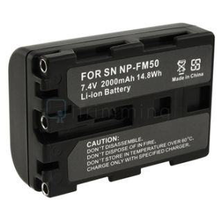 Pack Battery for Sony NP FM50 Cybershot NP FM30 DSC S30 DSC S85 DSC