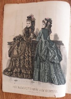 Lot of Fashion Magazines from 1866 and 1867 