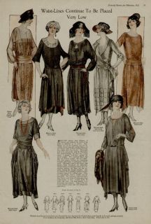 1922 Fashion Page Ads 2 Ads of Fashion Dresses L K
