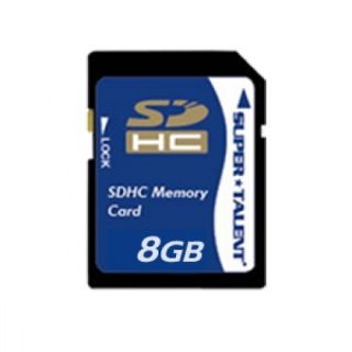 Super Talent 8GB Secure Digital High Capacity SDHC Card (Class 10