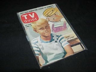 tv guide 10 24 59 jay north dennis the menace 1962