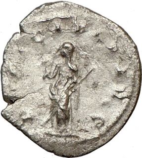 Herennia Etruscilla Trajan Decius Wife RARE Ancient Silver Roman Coin