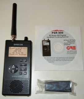 GRE PSR800 SELF Programming DIGITAL Police Handheld Scanner Apco 25