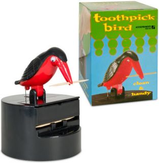 Toothpick Bird Tooth Pick Dispenser Holder Picnic BBQ Casual Dining
