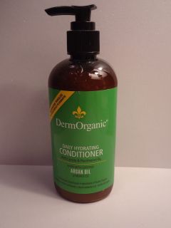 DermOrganic Argan Oil Hair Daily Hydrating Conditioner 10 1oz New