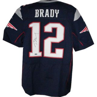 Tom Brady Hand Signed Authentic Patriots Nike 2012 Jersey Tristar