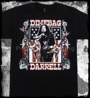 Dimebag Darrell Guitar Flag Pantera Official T Shirt Fast Shipping