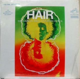Original Cast Galt Macdermot Hair LP Vinyl LSO 1150