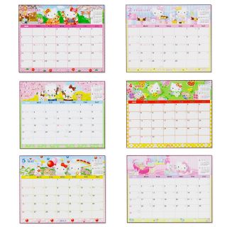 2013 Hello Kitty w Mimmy Desk Calendar Plan 19 x 15 cm 7 5 x 5 9 w
