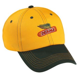 Dekalb Seed Co Cap Hat Chino Twill New Sharp Solid No Mesh Panels 15