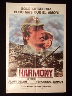 Le Toubib Alain Delon Veronique Jannot 1979 Argentine 1sh Movie Poster