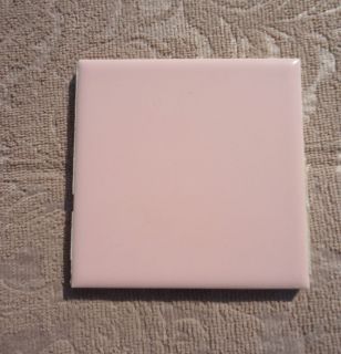 Ceramic Bathroom Tile Pink 4 25 x 4 25 Discontinued Set of 25 Mosaic