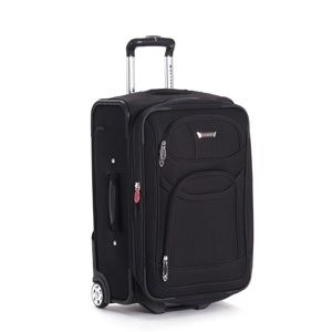 Delsey Helium Fusion Lite 2 0 21 Black Wheeled Carry on Suiter Trolly