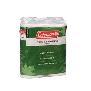 Coleman Biodegradable Rapid Dissolve Toilet Tissue 4 PK