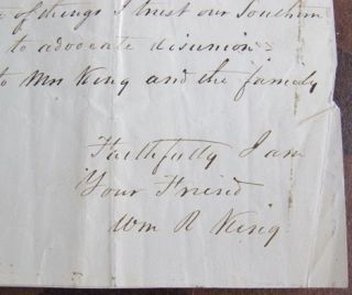 Important 1850s Presidential Election Letters Slavery Question