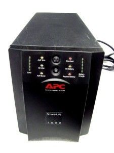 APC Smart UPS 1000VA 670 Watts 120V Backup Battery System SUA1000 Used
