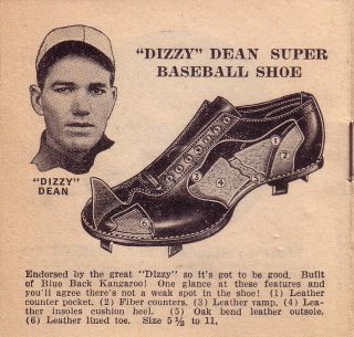 1935  & Roebuck Official Rules For MLB Dizzy Dean!