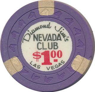 Diamond Jims Nevada Club Casino Chip Las Vegas Nevada HHL Mold
