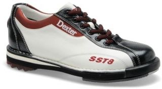 Dexter SST 8 Le White Black Red Womens Bowling Shoes