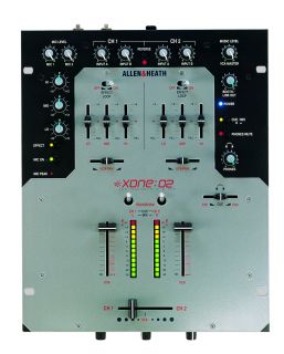  02 Professional 2 Channel DJ Mixer with 2 Faceplates XONE202