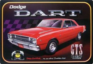 Dodge Dart 383 GTS Mopar Tin Sign Muscle Car Garage