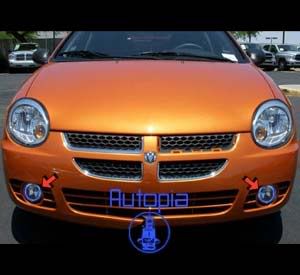 03 05 Dodge Neon SRT 4 Fog Lamps Lights SRT4 HID 04 ZZ Driving Bumper