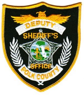 DEPUTY, POLK COUNTY   FLORIDA SHERIFFS OFFICE SHOULDER PATCH