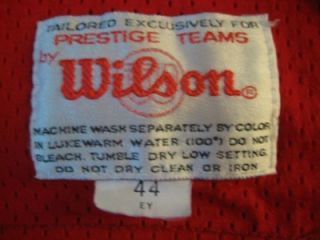 1992 Authentic Chiefs Derrick Thomas Wilson Jersey 44 Red Pro Line