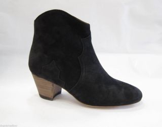 Isabel Marant Dicker Black Suede Boot Shoe 40 or 41