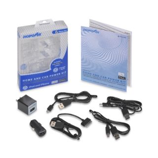 DigiPower IP PK1 Home And Car Power Kit   Compatible For iPod/iPhone