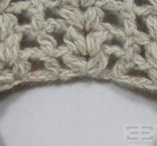 Veronique Branquinho Taupe Knit Tube Top Size 40