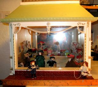 MUSEUM QUALITY MINIATURE DOLL HOUSE VICTORIAN HAT STORE VINTAGE BY