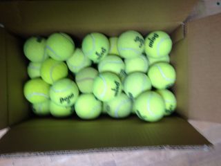 100 Tennis Balls Lightly Used Dog Toys Kids Practice Balls Quickstart