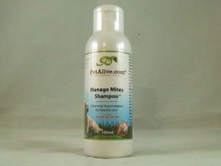 Pet Alive Manage Mites Shampoo for Mange & Itchy Skin on Dogs