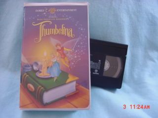 Don Bluth H C Andersens Thumbelina Warner Bros VHS Kid 085392400034