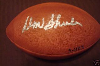  Don Shula Autographed Football PSA DNA