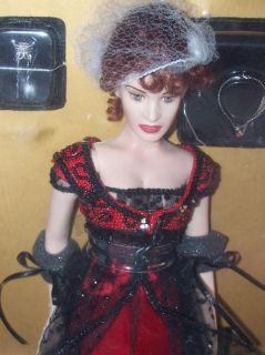 Franklin Mint Titanic Rose Vinyl Doll in The Red Jump Dress 16