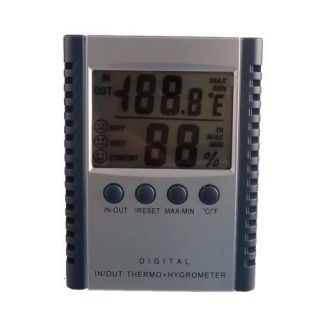 Digital Indoor Outdoor Thermometer Hygrometer with Probe Fr Household