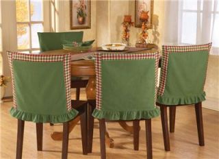 PC SET CUTE COUNTRY STYLE DINING OR KITCHEN CHAIR COVERS NEW