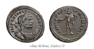 Emperor Diocletian Large 28mm Follis RARE Ric 6A London Mint Ancient